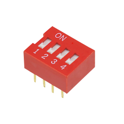 DIP Switch, 4 kontakter
