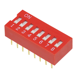 DIP Switch, 8 kontakter