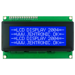 LCD display 2004 I2C, Blå