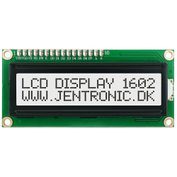 LCD display 1602 I2C, Hvid