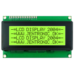 LCD display 2004 I2C, Grøn